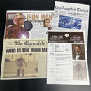 Tony Stark Top Secret SHIELD Dossier Paper Props Replica