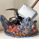 1:1 Surtur Style Ragnarok Mjolnir Hammer Light-up Display Base