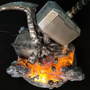 1:1 Surtur Style Ragnarok Mjolnir Hammer Light-up Display Base