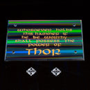 1:1 Thor Hammer Display Wall Mount